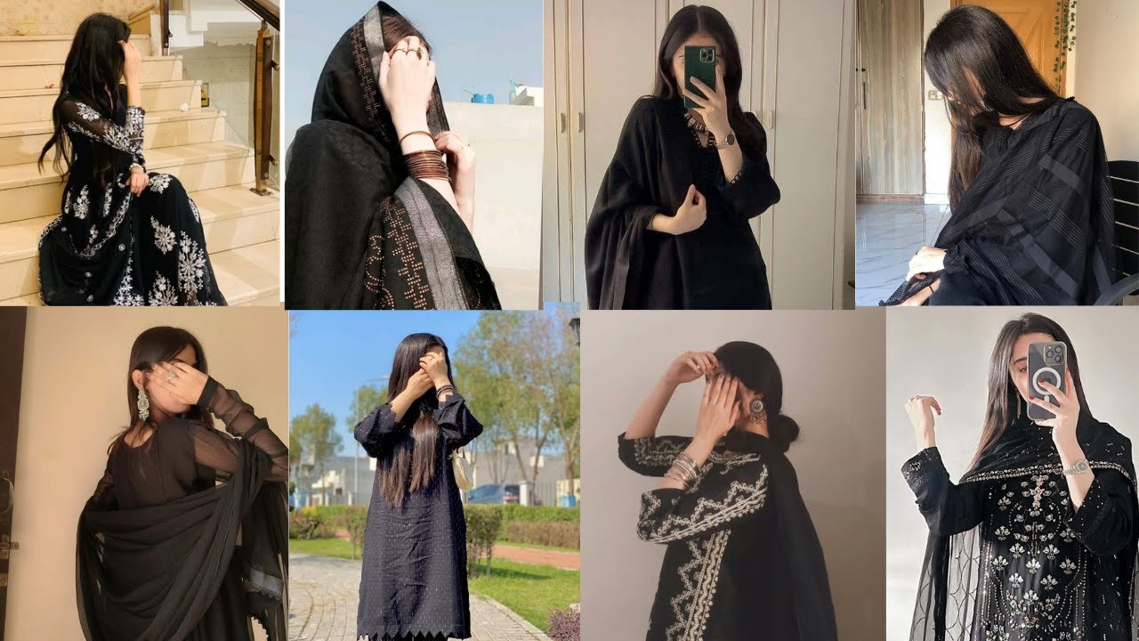 🖤Black Dress Dpz🔥Black dress profile pic||snapchat pic❤face book profile pics 