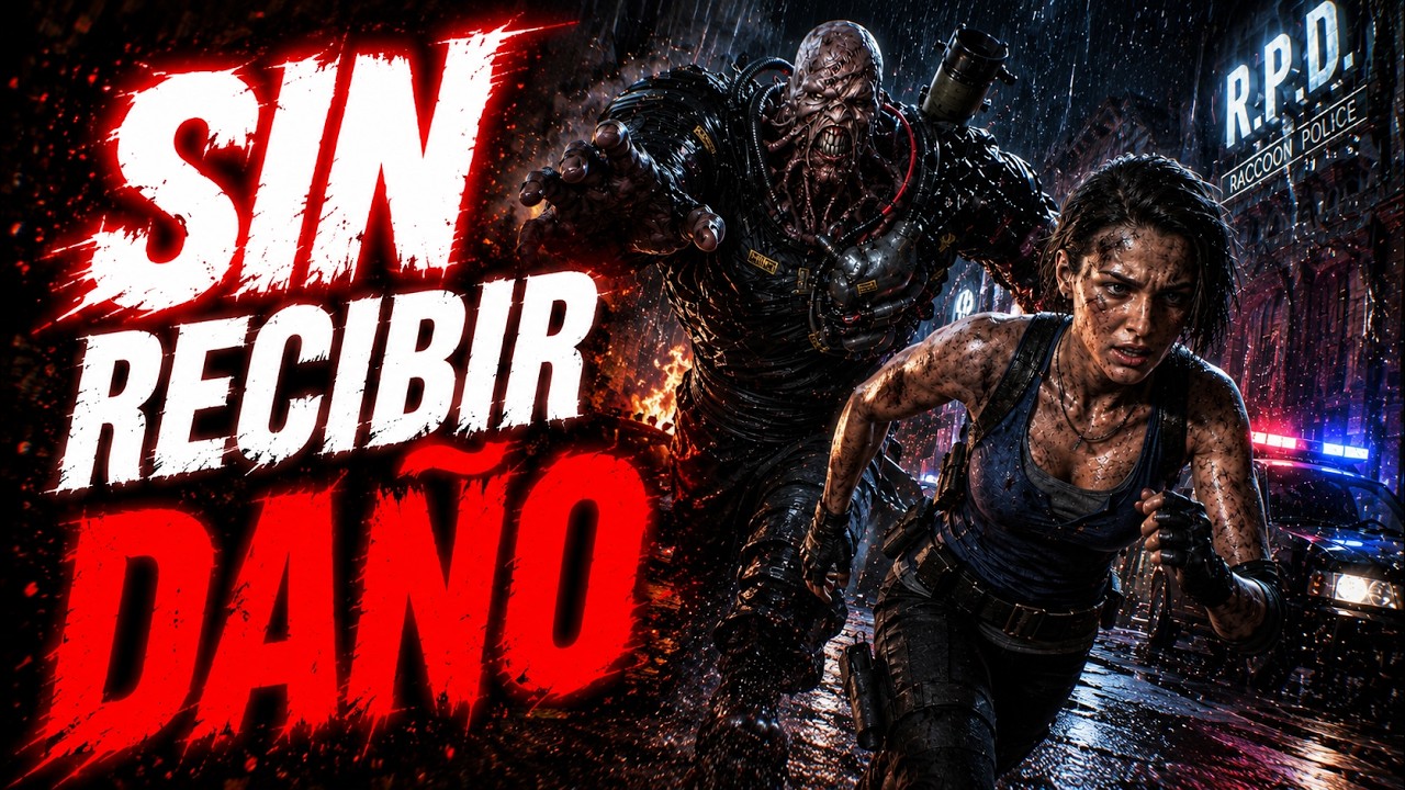 COMPLETO SIN RECIBIR DAÑO EN MODO INFIERNO | RE3 REMAKE EN PS5
