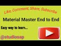 How to create the material Master in sap ECC/HANA || Material code create in sap