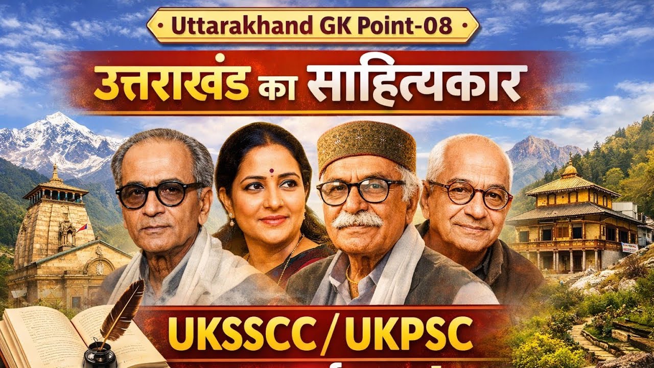 ||उत्तराखंड के साहित्यकार|| Be negi 5th edition ukpsc,uksssc