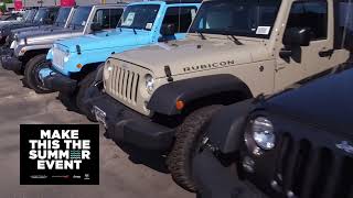 Shop our 2021 Jeep Selection during the Make this the Summer Event at Safford CDJR of Fredericksburg