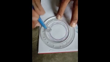 simple spirograph drawing | spirograph | art #viral #shorts