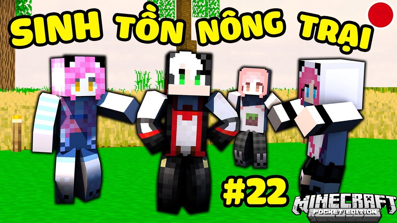 REDHOOD VÀ MỀU THỬ THÁCH SINH TỒN NÔNG TRẠI TRONG MINECRAFT TẬP 22 ...