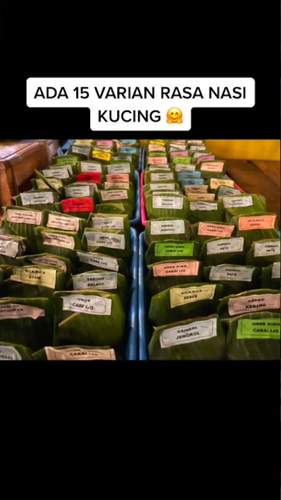 ANGKRINGAN SENDOK MELINTIR, NASI KUCING CUMAN 2 RIBUAN, ADA 15 JENIS VARIAN RASA 😱😱😱😱