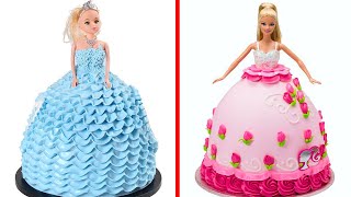 Amazing Dress Cake Decorating for Barbie | Cute Doll Cake Decorating Ideas for Party | So Yummy 10