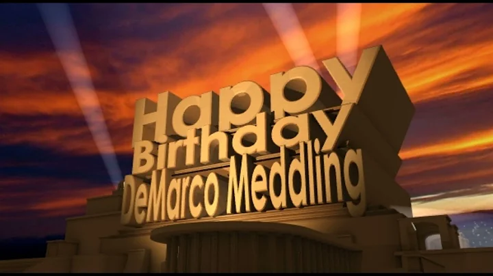 Happy Birthday DeMarco Meddling