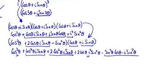 De Moivre to prove Trig Identity
