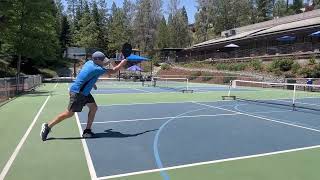 Pickleball Forehand Push shot. Two minute instructional video