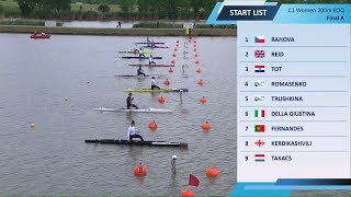 Women C1 200m Final A / 2024 Canoe-Kayak Sprint European Olympic Qualifier