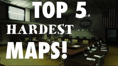 TOP 5 HARDEST MAPS! (COD ZOMBIES)