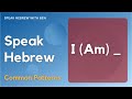 1  i am  learn to speak hebrew