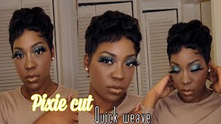 Pixie cut quick weave for UNDER $20| with 28 pieces | JANET COLLECTION