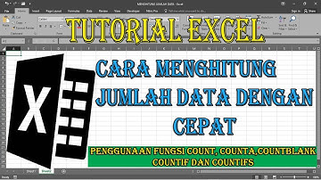 Belajar Rumus Fungsi COUNT, COUNTA, COUNTBLANK, COUNTIF DAN COUNIFS Pada Excel