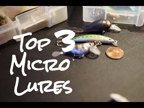 Top Three Ultralite Fishing Micro Lures 