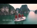 Indochina Junk | Halong Bay 2 day 1 night cruise itinerary TRAILER