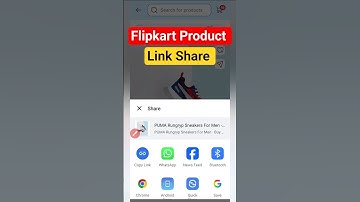 How to share Flipkart product link