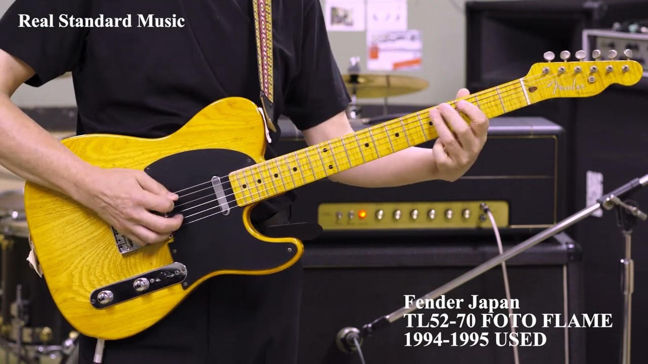 ギター FENDER JAPAN TL52-70US FENDER JAPAN TL52-70 FOTO FLAME 1994-1995 USED - YouTube