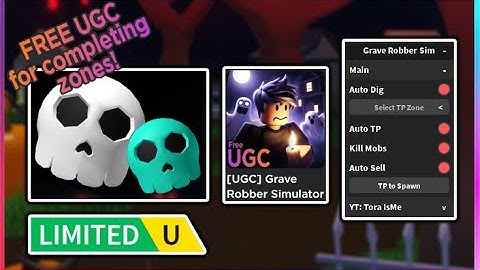 [UGC LIMITED] Roblox Grave Robber Simulator Script - Auto Farm