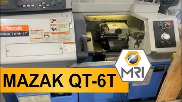 1999 MAZAK QT-6T CNC LATHE TURNING CENTER