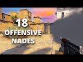 18 Best Grenades to Attack B site Dust 2