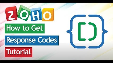 How to get a Response Code in Zoho Deluge