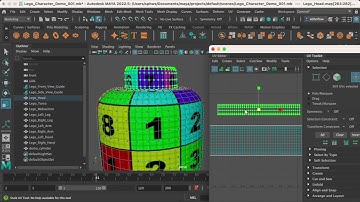 Texturing a Lego Character in Maya Pt. 1: UV Mapping the Head
