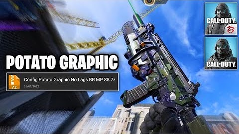 POTATO GRAPHIC CONFIG IN COD MOBILE | NO LAGS BR & MP | CONFIG CODM 2022