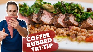 How to Cook Amazing Tri-Tip Steak: Coffee-Rubbed & Paired w/Cabernet Sauvignon