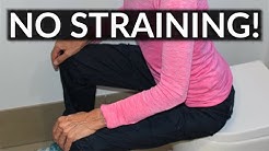 How to Empty Your Bowels Without Straining 