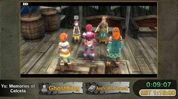Ys: Memories of Celceta by GhostKing - Nihon Falcom RTA Marathon 2018