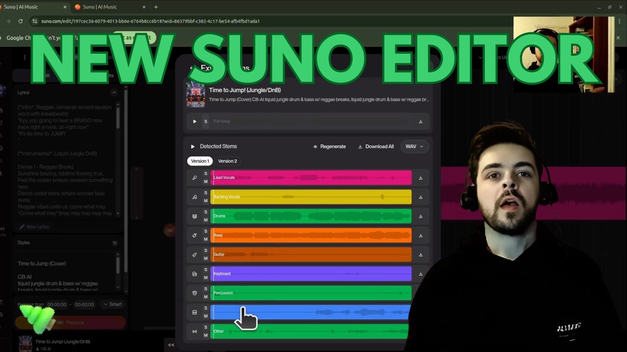 How to Use the New Suno Song Editor - YouTube