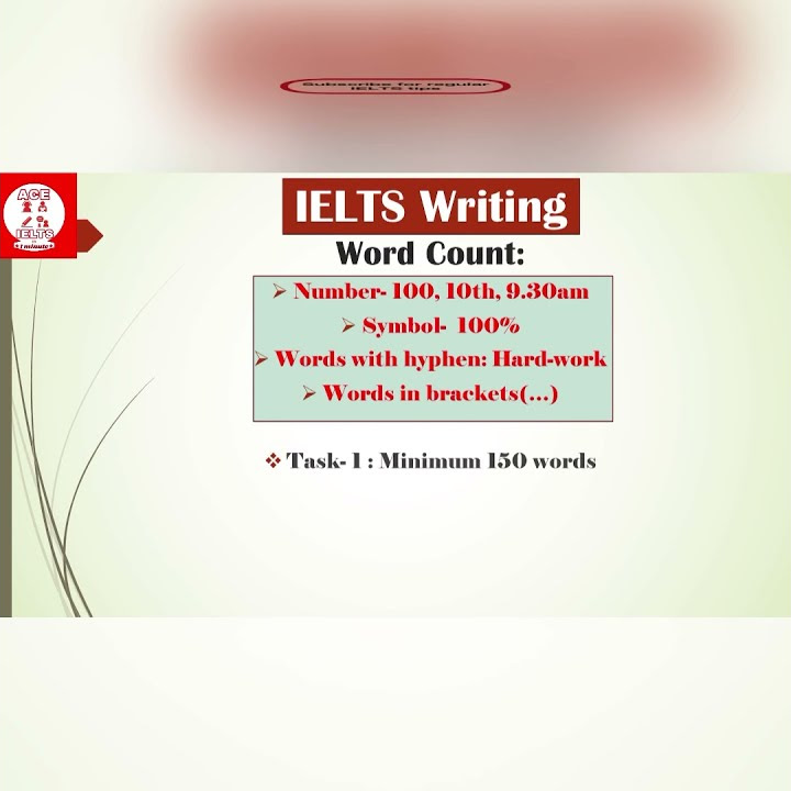 Task 2 Ielts Writing Word Count