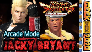 Jacky Bryant Arcade Mode Gameplay: Virtua Fighter 5 Ultimate Showdown