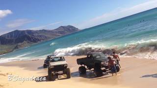 Hawaii 2013 truck cruise.  4wheeling at the beach