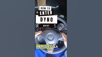 Mercedes GLA-How To Enter Dyno Mode #mercedes #mercedesbenz #amg #gla #dyno #tuning #mechanic #howto