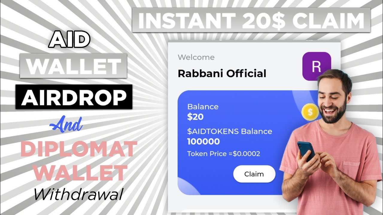 Aid Wallet Airdrop Claim Instant 20$ And | Diplomat wallet Withdrawal DMC token | Don't miss