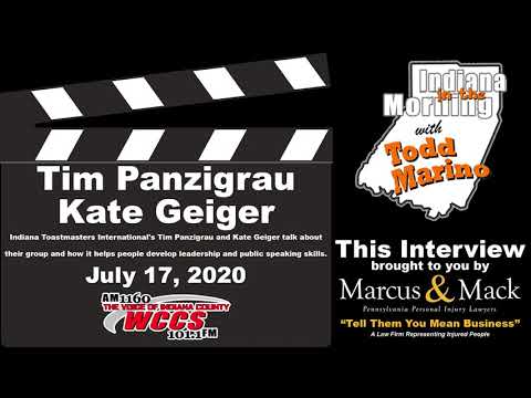 Indiana in the Morning Interview: Tim Panzigrau and Kate Geiger (7-17-20)