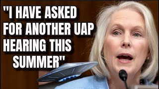 Sen. Gillibrand's told AARO that she wants new PUBLIC HEARINGs this summer!