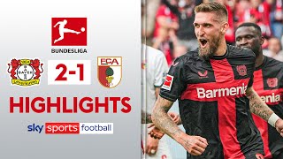 Leverkusen end the season UNBEATEN! | Bayer Leverkusen 2-1 Augsburg | Bundesliga Highlights