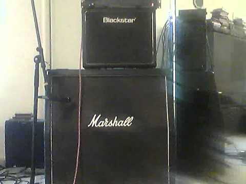 Blackstar Ht 5 And Marshall 1960a Cabinet Youtube