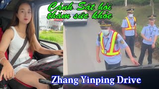 The Beautiful Female Truck Driver Zhang Yinping Recklessly Overtaking Was Fined By The Police