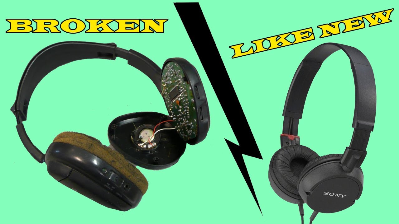 Music Tutorial#1 - Riparazione Headphone Sony Cuffie - YouTube