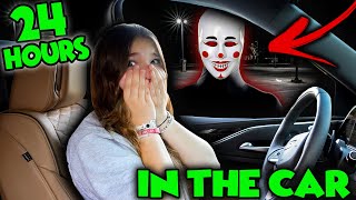 24 HOURS IN THE CAR! Beware Of The Stranger