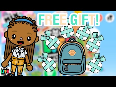 FREE Fancy Bookbag! Free Friday Gift! Toca Life World l Toca Life Memories