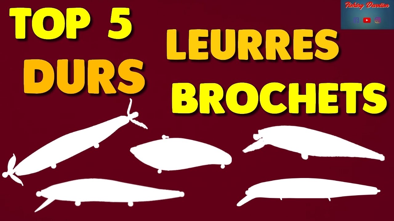[Pêche] MON TOP 5 LEURRES DURS CARNASSIERS