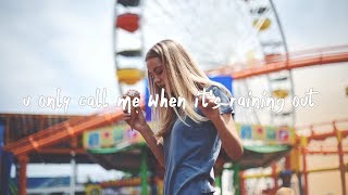 Video thumbnail of "gnash - u only call me when it's raining out (lyric video)"