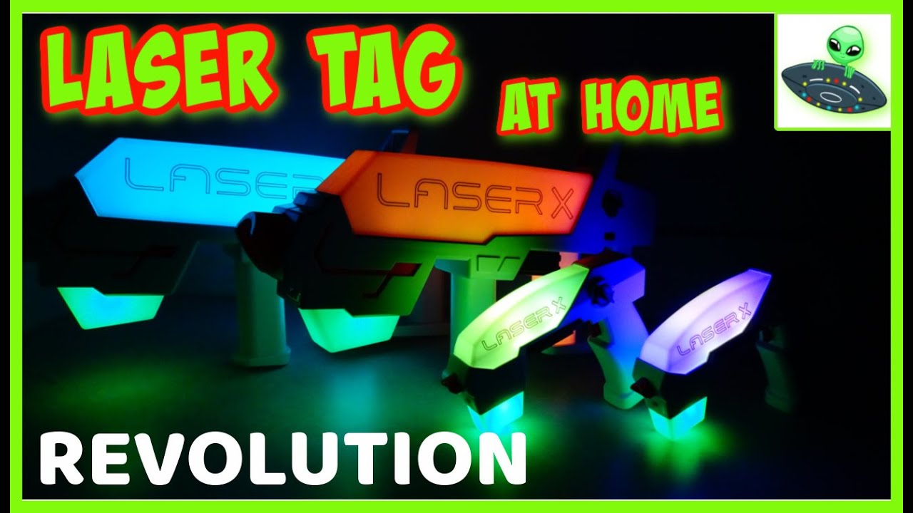  LASER X Revolution Two Player Long Range Laser Tag Gaming  Blaster Set