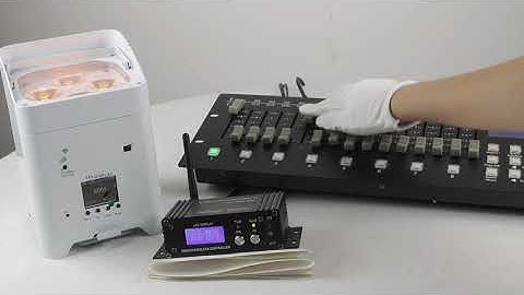 LCD display dmx wireless transmitter and receiver