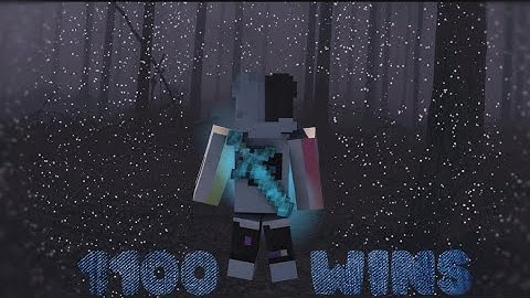 I reached 1100 WINS | Herobrine.org| Bedwars