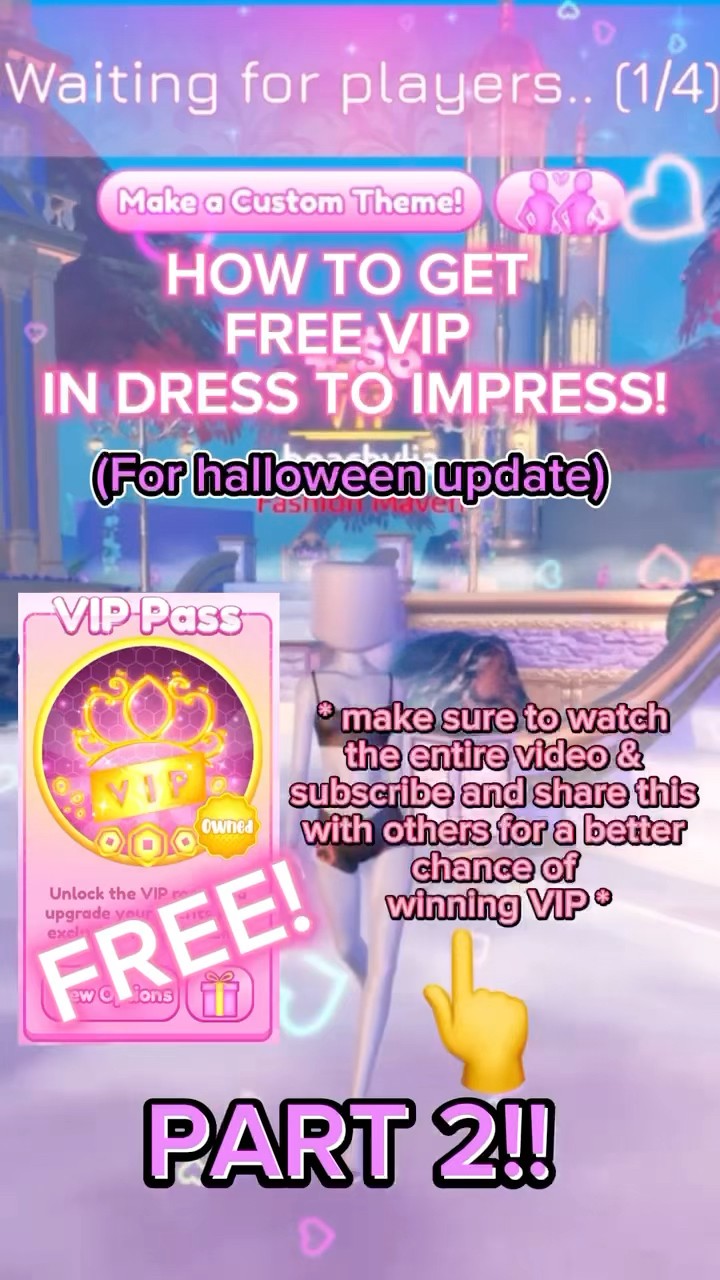 How To Get Free VIP In Dress To Impress Dti Roblox Oardefault 